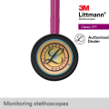 3M Littmann Classic III Stethoscope, Rainbow-Finish, Raspberry Tube, 5806