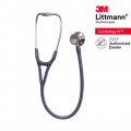 3M Midnight Blue Tube (new Satin material), Standard-Finish Chestpiece, Cardiology IV 6187C, 3M Littmann stethoscope