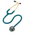 3M Littmann Classic III Stethoscope, Rainbow-Finish, Caribbean Blue Tube, 5807