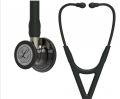 3M Littmann Cardiology IV Diagnostic Stethoscope, High Polish Smoke-Finish Chestpiece, Black Tube, Champagne Stem and Black Headset, 6204
