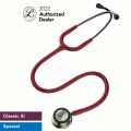 3M Littmann Classic III Stethoscope, Champagne Chestpiece, Burgundy Tube, 27 inch, 5864