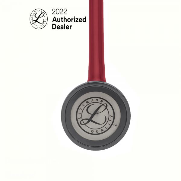 Littmann Master Cardiology - Burgundy Tube, Standard Finish and Eartube 2163