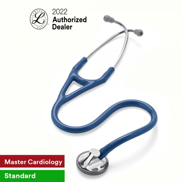 Littmann Master Cardiology Tube - Navy Blue Tube, Standard Finish and Eartube (27 ) 2164