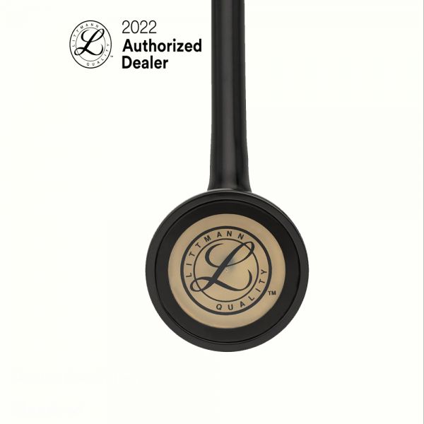 Littmann Master Cardiology Tube - Black Tube, Brass Finish Chestpiece and Eartube (27 ) 2175