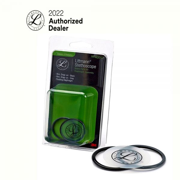 3M SparePart Classic II Pediatric Black and Gray 40012, 3M Littmann Spare Part Kits