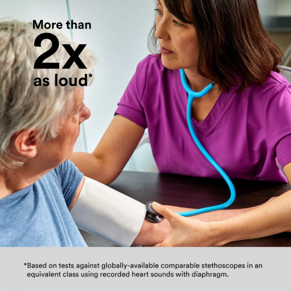 3M Alabaster Tube (new Satin material), Black Matte finish chestpiece, Cardiology IV 6186C, 3M Littmann stethoscope
