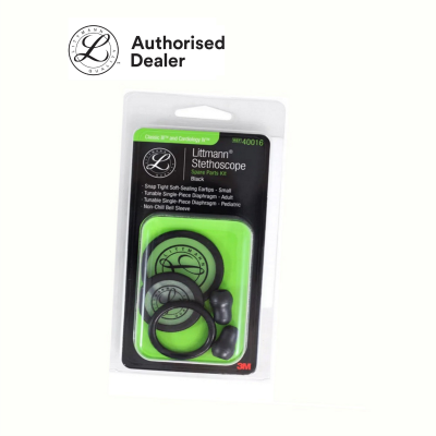 3M Spare Part Cardio IV & Classic III & Cardiology III Black 40016, 3M Littmann Spare Part Kits
