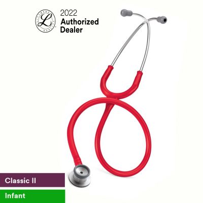 3M Littmann Classic II Infant Stethoscope, Red Tube, 2114R