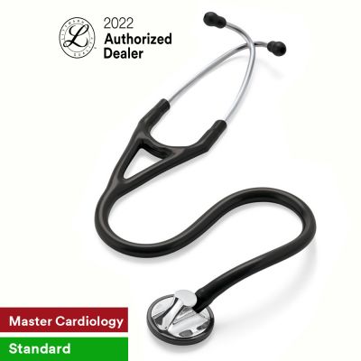 3M Littmann Master Cardiology Stethoscope, Black Tube, 2160 